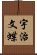 宇治文蝶 Scroll