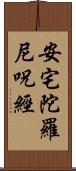 安宅陀羅尼呪經 Scroll