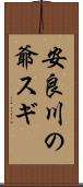 安良川の爺スギ Scroll