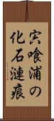 宍喰浦の化石漣痕 Scroll