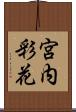 宮内彩花 Scroll