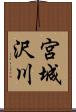 宮城沢川 Scroll
