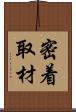 密着取材 Scroll