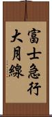 富士急行大月線 Scroll
