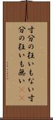 寸分の狂いもない Scroll