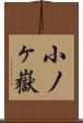 小ノヶ嶽 Scroll