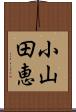 小山田恵 Scroll
