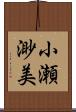小瀬渺美 Scroll