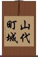 山代町城 Scroll