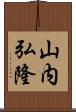 山内弘隆 Scroll