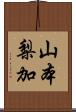 山本梨加 Scroll