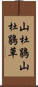 山杜鵑 Scroll