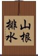 山根排水 Scroll