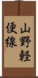 山野軽便線 Scroll