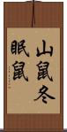 山鼠 Scroll