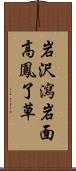 岩沢瀉 Scroll