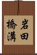 岩田橋溝 Scroll