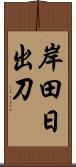 岸田日出刀 Scroll