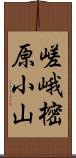 嵯峨樒原小山 Scroll