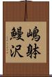 嶋躰鰻沢 Scroll