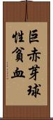 巨赤芽球性貧血 Scroll