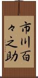 市川百々之助 Scroll