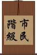 市民階級 Scroll
