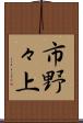 市野々上 Scroll