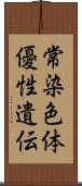 常染色体優性遺伝 Scroll
