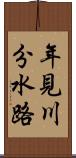年見川分水路 Scroll