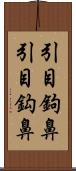 引目鉤鼻 Scroll