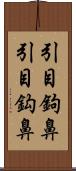 引目鉤鼻 Scroll