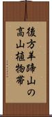 後方羊蹄山の高山植物帯 Scroll