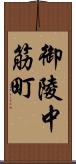 御陵中筋町 Scroll