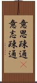 意思疎通(P) Scroll
