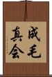 成毛真会 Scroll