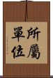 所屬單位 Scroll