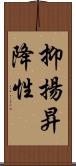 抑揚昇降性 Scroll