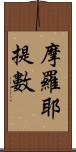 摩羅耶提數 Scroll