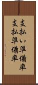 支払い準備率 Scroll