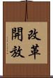 改革開放 Scroll