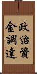 政治資金調達 Scroll