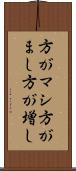 方がマシ Scroll