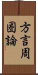 方言周圏論 Scroll