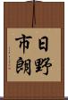 日野市朗 Scroll