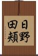 日野田頬 Scroll