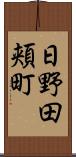日野田頬町 Scroll