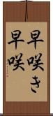 早咲き Scroll