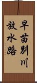 早苗別川放水路 Scroll