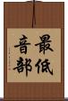 最低音部 Scroll